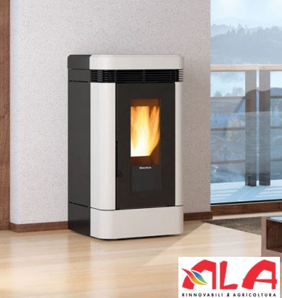 STUFA PELLET EXTRAFLAME - LUCIA PLUS (BIANCO) [AP4S]