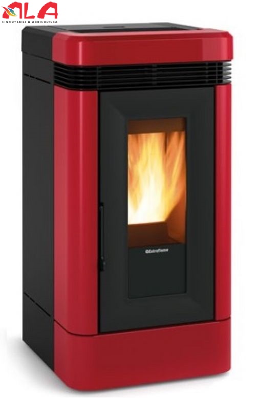 STUFA PELLET EXTRAFLAME - LUCIA (BORDEAUX) [AP4S]